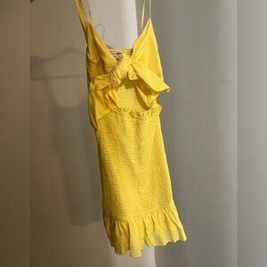 Fashion Nova Yellow Summer Dress